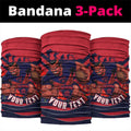 Personalised Melbourne Demons ANZAC Neck Gaiter Military Remembrance Australian Football Mascot Camouflage