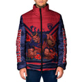 Personalised Melbourne Demons ANZAC Padded Jacket Military Remembrance Australian Football Mascot Camouflage