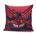 Personalised Melbourne Demons ANZAC Pillow Cover Military Remembrance Australian Football Mascot Camouflage