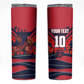 Personalised Melbourne Demons ANZAC Skinny Tumbler Military Remembrance Australian Football Mascot Camouflage