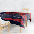 Personalised Melbourne Demons ANZAC Tablecloth Military Remembrance Australian Football Mascot Camouflage