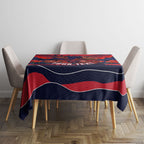 Personalised Melbourne Demons ANZAC Tablecloth Military Remembrance Australian Football Mascot Camouflage