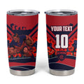 Personalised Melbourne Demons ANZAC Tumbler Cup Military Remembrance Australian Football Mascot Camouflage