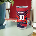 Personalised Melbourne Demons ANZAC Tumbler Cup Military Remembrance Australian Football Mascot Camouflage
