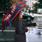 Personalised Melbourne Demons ANZAC Umbrella Military Remembrance Australian Football Mascot Camouflage