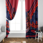 Personalised Melbourne Demons ANZAC Window Curtain Military Remembrance Australian Football Mascot Camouflage