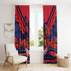Personalised Melbourne Demons ANZAC Window Curtain Military Remembrance Australian Football Mascot Camouflage