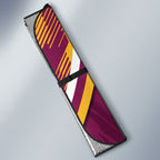 Brisbane Broncos Rugby Mascot Auto Sun Shade Fierce Athlete Graphic in Sports Style