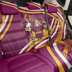 Brisbane Broncos Rugby Mascot Back Car Seat Cover Fierce Athlete Graphic in Sports Style