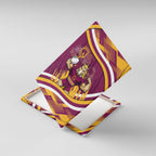 Brisbane Broncos Rugby Mascot Canvas Wall Art Fierce Athlete Graphic in Sports Style