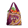 Brisbane Broncos Rugby Mascot Grocery Bag Fierce Athlete Graphic in Sports Style
