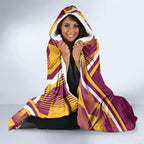 Brisbane Broncos Rugby Mascot Hooded Blanket Fierce Athlete Graphic in Sports Style