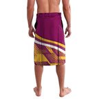 Brisbane Broncos Rugby Mascot Lavalava Fierce Athlete Graphic in Sports Style