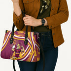 Brisbane Broncos Rugby Mascot Leather Bag Fierce Athlete Graphic in Sports Style