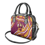 Brisbane Broncos Rugby Mascot Shoulder Handbag Fierce Athlete Graphic in Sports Style