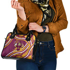 Brisbane Broncos Rugby Mascot Shoulder Handbag Fierce Athlete Graphic in Sports Style