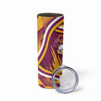 Brisbane Broncos Rugby Mascot Skinny Tumbler Fierce Athlete Graphic in Sports Style
