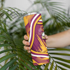 Brisbane Broncos Rugby Mascot Skinny Tumbler Fierce Athlete Graphic in Sports Style