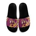 Brisbane Broncos Rugby Mascot Slide Sandals Fierce Athlete Graphic in Sports Style