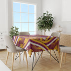 Brisbane Broncos Rugby Mascot Tablecloth Fierce Athlete Graphic in Sports Style