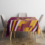 Brisbane Broncos Rugby Mascot Tablecloth Fierce Athlete Graphic in Sports Style