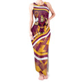 Brisbane Broncos Rugby Mascot Tank Maxi Dress Fierce Athlete Graphic in Sports Style