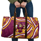 Brisbane Broncos Rugby Mascot Travel Bag Fierce Athlete Graphic in Sports Style