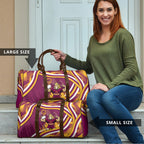 Brisbane Broncos Rugby Mascot Travel Bag Fierce Athlete Graphic in Sports Style