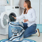 Cronulla Sharks Rugby Mascot Laundry Basket Fierce Athlete Graphic in Sports Style
