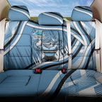 Cronulla Sharks Rugby Mascot Back Car Seat Cover Fierce Athlete Graphic in Sports Style