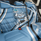 Cronulla Sharks Rugby Mascot Back Car Seat Cover Fierce Athlete Graphic in Sports Style