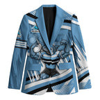 Cronulla Sharks Rugby Mascot Blazer Fierce Athlete Graphic in Sports Style