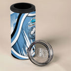 Cronulla Sharks Rugby Mascot 4 in 1 Can Cooler Tumbler Fierce Athlete Graphic in Sports Style