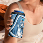Cronulla Sharks Rugby Mascot 4 in 1 Can Cooler Tumbler Fierce Athlete Graphic in Sports Style