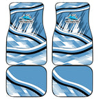 Cronulla Sharks Rugby Mascot Car Mats Fierce Athlete Graphic in Sports Style
