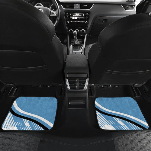 Cronulla Sharks Rugby Mascot Car Mats Fierce Athlete Graphic in Sports Style