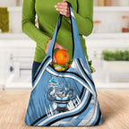 Cronulla Sharks Rugby Mascot Grocery Bag Fierce Athlete Graphic in Sports Style