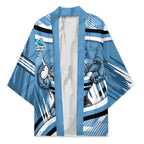 Cronulla Sharks Rugby Mascot Kimono Fierce Athlete Graphic in Sports Style