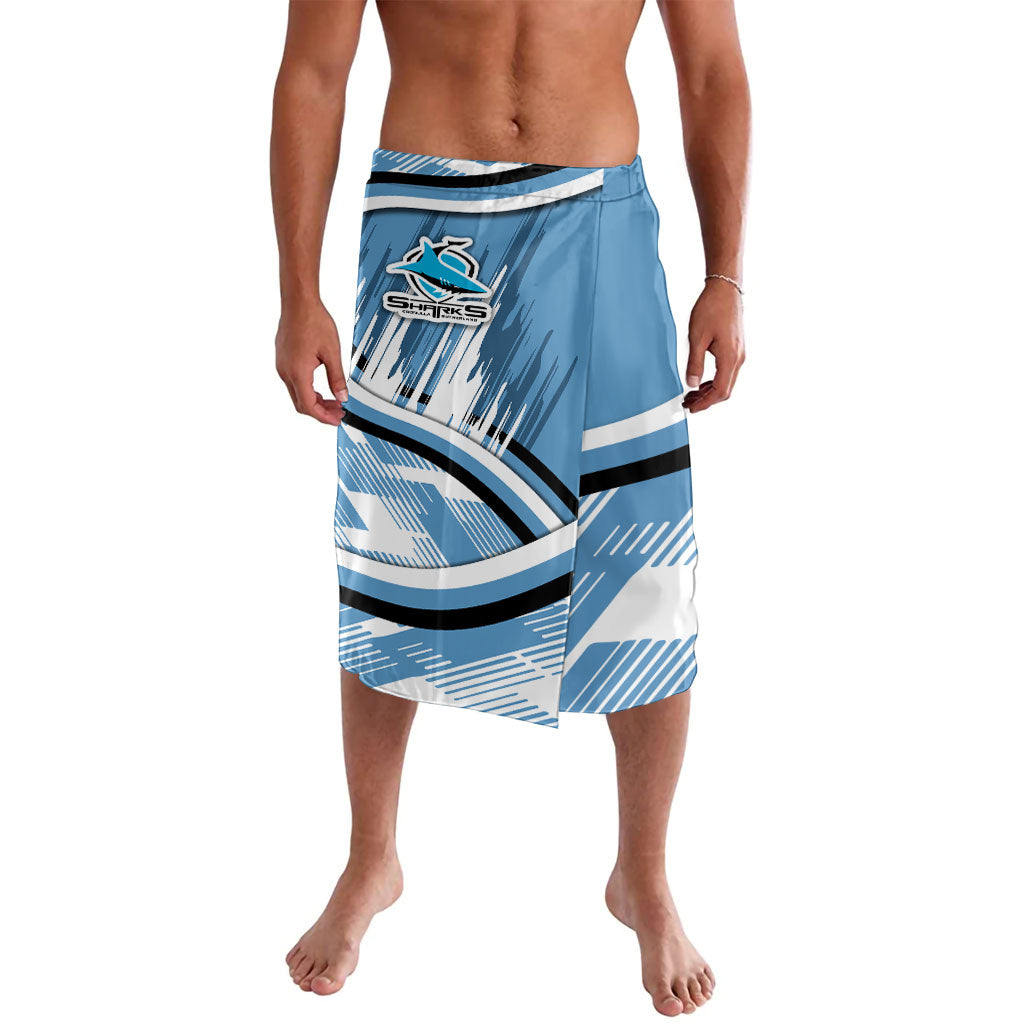Cronulla Sharks Rugby Mascot Lavalava Fierce Athlete Graphic in Sports Style