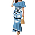 Cronulla Sharks Rugby Mascot Mermaid Dress Fierce Athlete Graphic in Sports Style