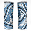 Cronulla Sharks Rugby Mascot Skinny Tumbler Fierce Athlete Graphic in Sports Style