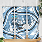 Cronulla Sharks Rugby Mascot Skinny Tumbler Fierce Athlete Graphic in Sports Style