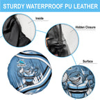 Cronulla Sharks Rugby Mascot Spare Tire Cover Fierce Athlete Graphic in Sports Style