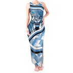 Cronulla Sharks Rugby Mascot Tank Maxi Dress Fierce Athlete Graphic in Sports Style