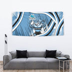 Cronulla Sharks Rugby Mascot Tapestry Fierce Athlete Graphic in Sports Style