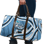 Cronulla Sharks Rugby Mascot Travel Bag Fierce Athlete Graphic in Sports Style