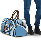 Cronulla Sharks Rugby Mascot Travel Bag Fierce Athlete Graphic in Sports Style