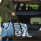 Cronulla Sharks Rugby Mascot Travel Bag Fierce Athlete Graphic in Sports Style
