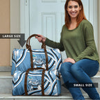Cronulla Sharks Rugby Mascot Travel Bag Fierce Athlete Graphic in Sports Style