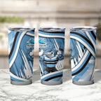 Cronulla Sharks Rugby Mascot Tumbler Cup Fierce Athlete Graphic in Sports Style